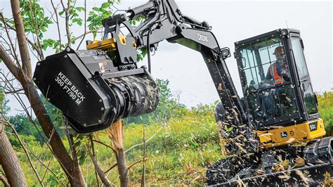 forestry mulcher mini excavator|mini excavator with mulching head.